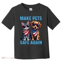 Make Pets Safe Again Funny Donald Trump They Are Eating The Dogs Toddler T-Shirt thumb 0