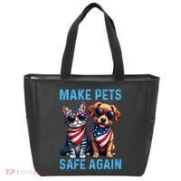Make Pets Safe Again Funny Donald Trump They Are Eating The Dogs Tote Bag thumb 0