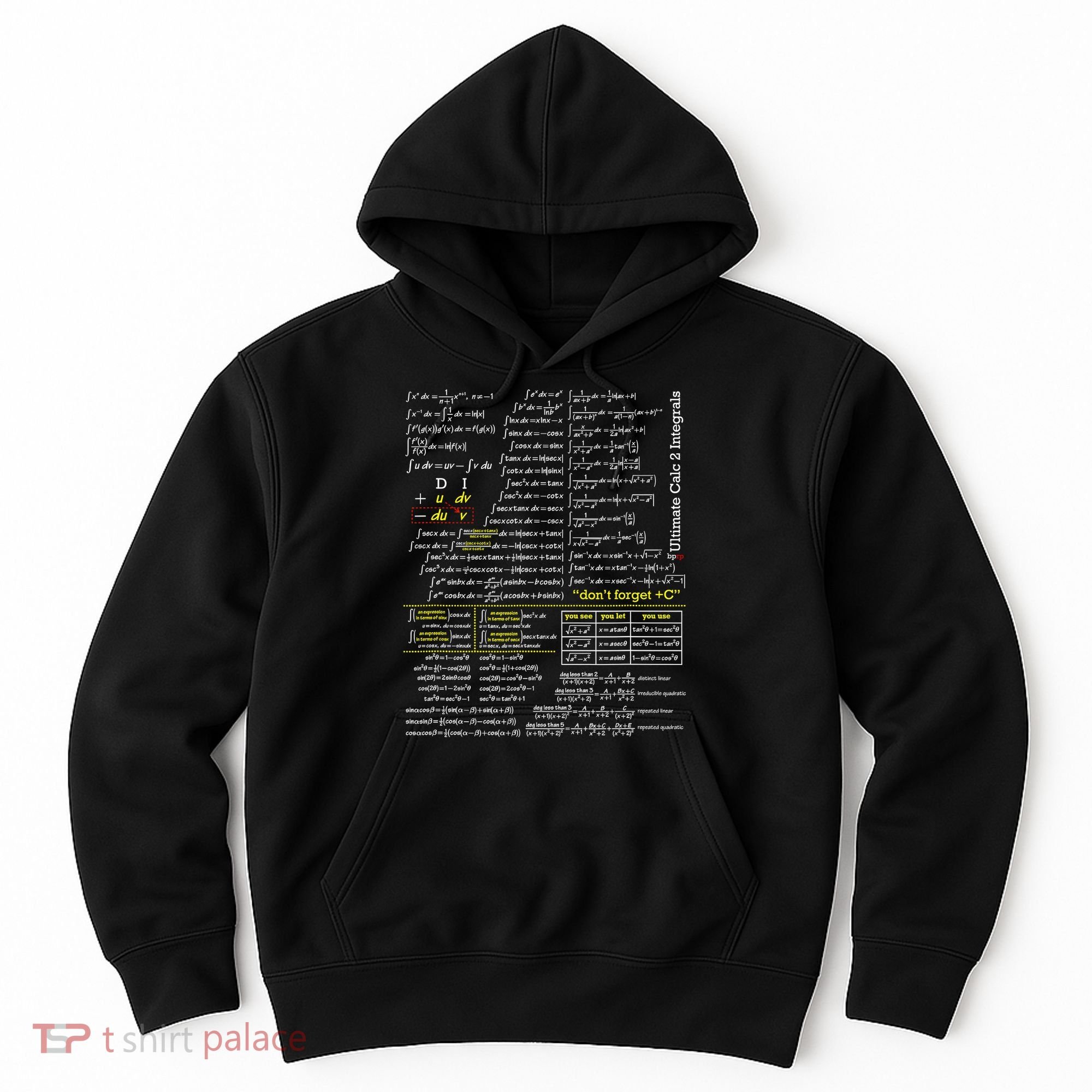 Mathematics Professor Student Ultimate Calculus 2 Integral Hoodie