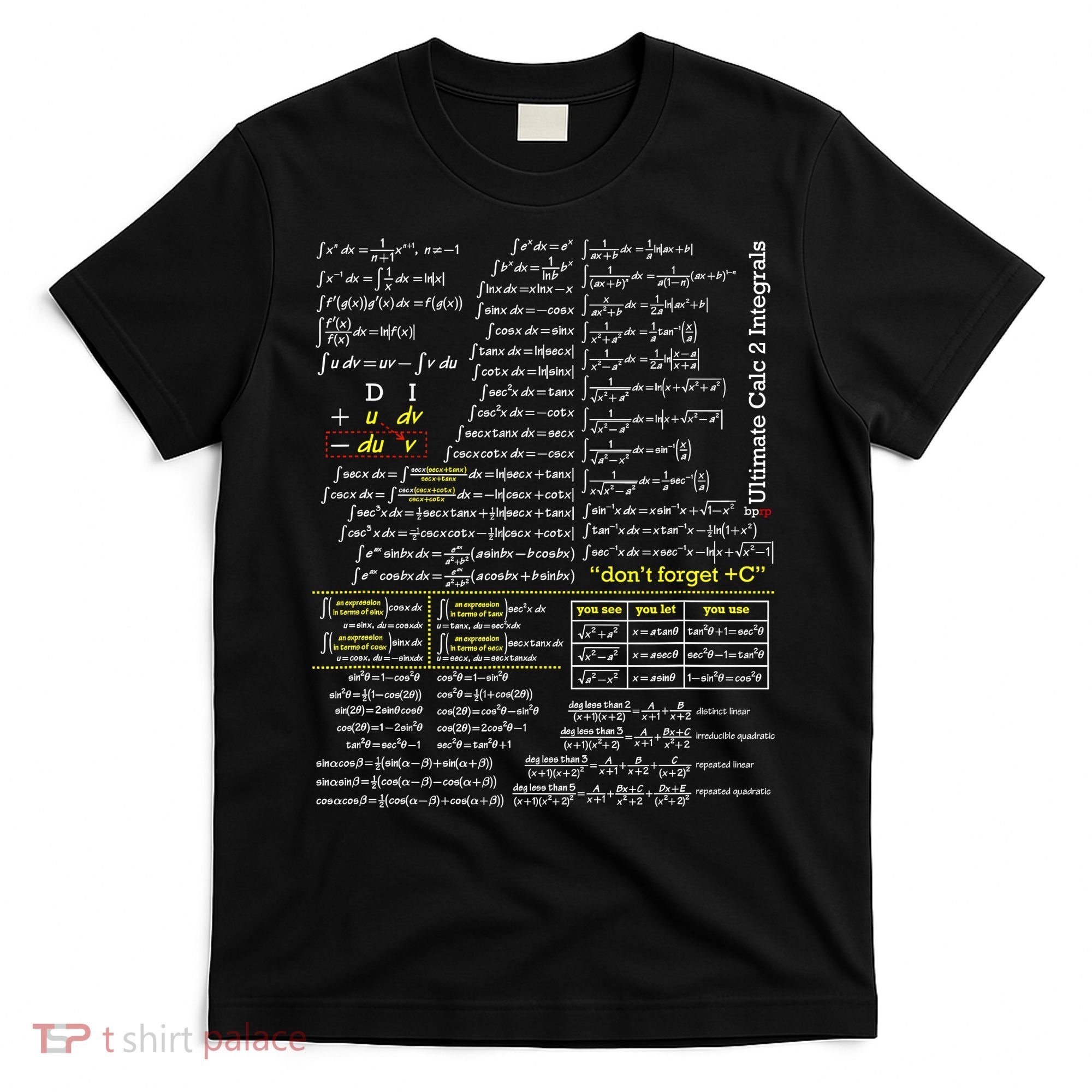 Mathematics Professor Student Ultimate Calculus 2 Integral T-Shirt