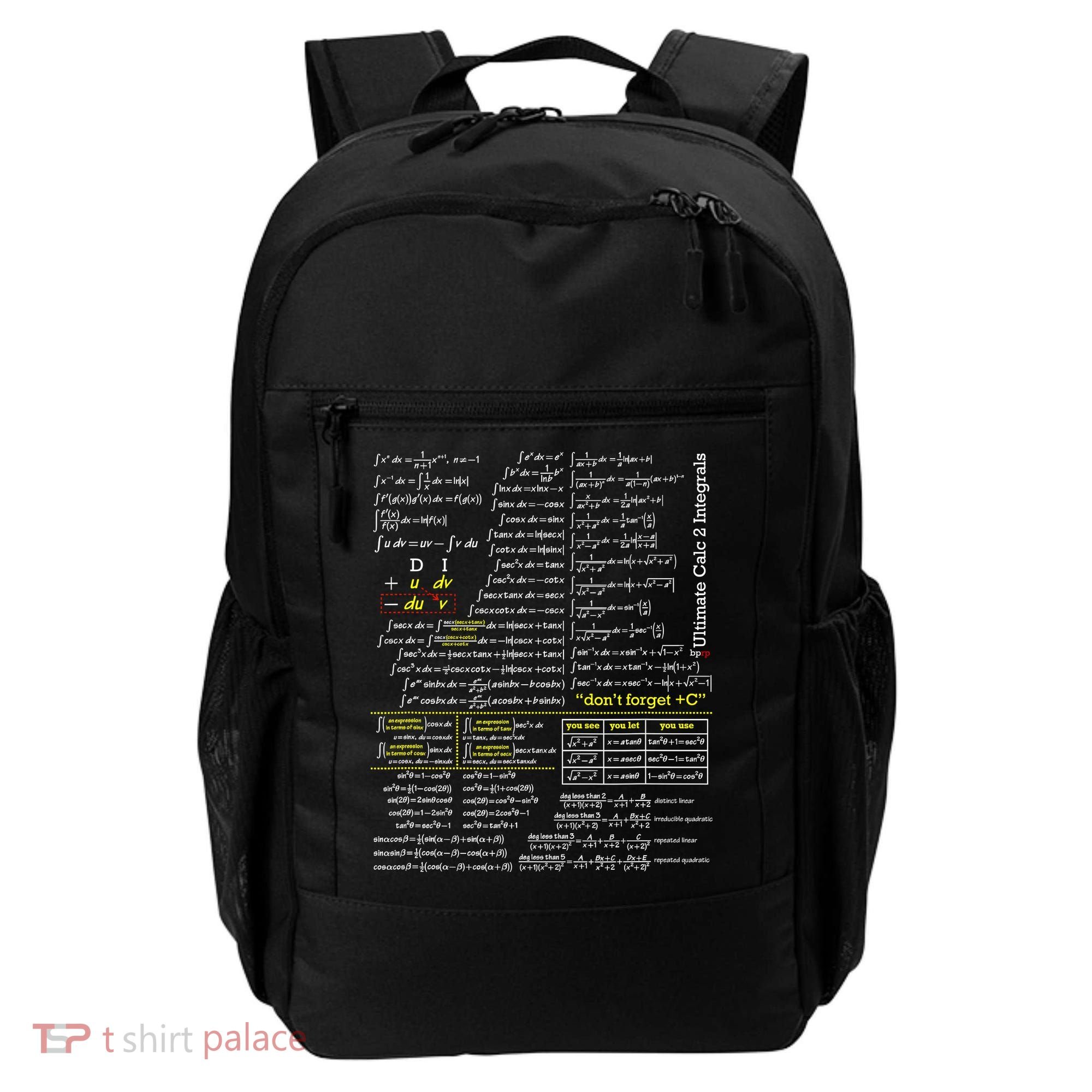 Mathematics Professor Student Ultimate Calculus 2 Integral Backpack