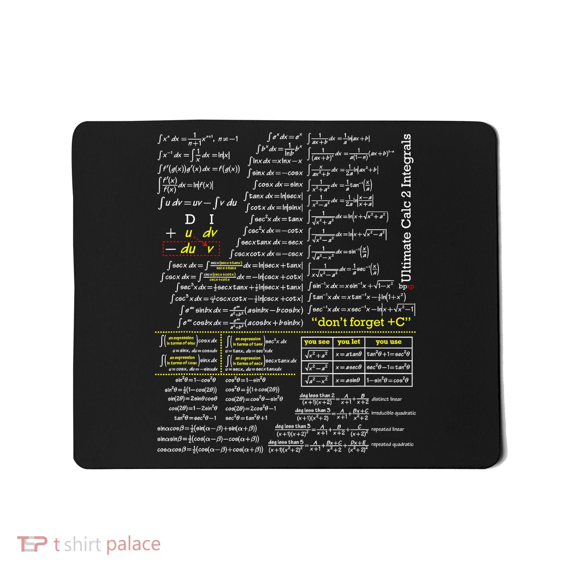 Mathematics Professor Student Ultimate Calculus 2 Integral Mousepad