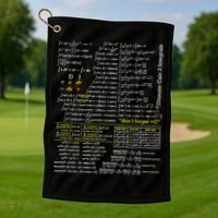 Mathematics Professor Student Ultimate Calculus 2 Integral Golf Towel thumb 1