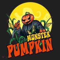 Monster Pumpkin Spooky Halloween Women's Sweatshirt thumb 2