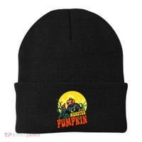 Monster Pumpkin Spooky Halloween Beanie thumb 0