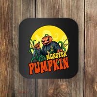 Monster Pumpkin Spooky Halloween Coaster thumb 0