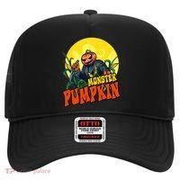 Monster Pumpkin Spooky Halloween Hat thumb 0