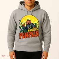 Monster Pumpkin Spooky Halloween Hoodie thumb 2