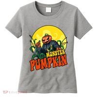 Monster Pumpkin Spooky Halloween Women's T-Shirt thumb 0