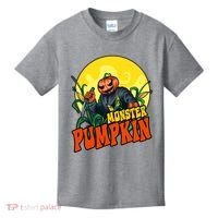 Monster Pumpkin Spooky Halloween Kids T-Shirt thumb 0