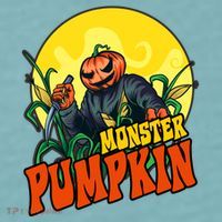 Monster Pumpkin Spooky Halloween Sueded Cloud Jersey T-Shirt thumb 2