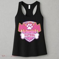 Mom Patrol Shirt Dog Mom Dad Funny Gift Birthday Party Women's Tank Top thumb 3