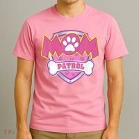 Mom Patrol Shirt Dog Mom Dad Funny Gift Birthday Party T-Shirt thumb 3