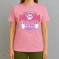 Mom Patrol Shirt Dog Mom Dad Funny Gift Birthday Party T-Shirt thumb 4