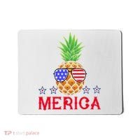 Merica Pineapple Shade Stars And Stripes Funny 4th Of July USA Mousepad thumb 0
