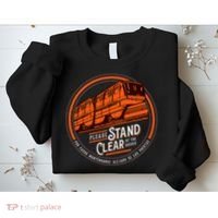 Monorail Please Stand Clear Of The D.O.O.R.S English Spanish Sweatshirt thumb 2