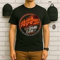 Monorail Please Stand Clear Of The D.O.O.R.S English Spanish T-Shirt thumb 6