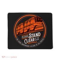Monorail Please Stand Clear Of The D.O.O.R.S English Spanish Mousepad thumb 0