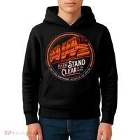 Monorail Please Stand Clear Of The D.O.O.R.S English Spanish Kids Hoodie thumb 4