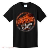 Monorail Please Stand Clear Of The D.O.O.R.S English Spanish Kids T-Shirt thumb 0