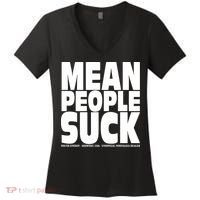 Mean People Suck Energy Midwest Usa Un Nostalgia Dealer Women's V-Neck T-Shirt thumb 0