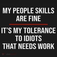 My People Skills Are Fine Funny Sarcastic  Doggie Tank thumb 4