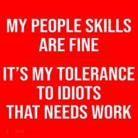 My People Skills Are Fine Funny Sarcastic  Santa Hat thumb 1