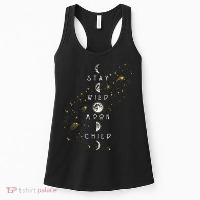 Moon Phase Stay Wild Moon Child Gift Idea Women's Tank Top