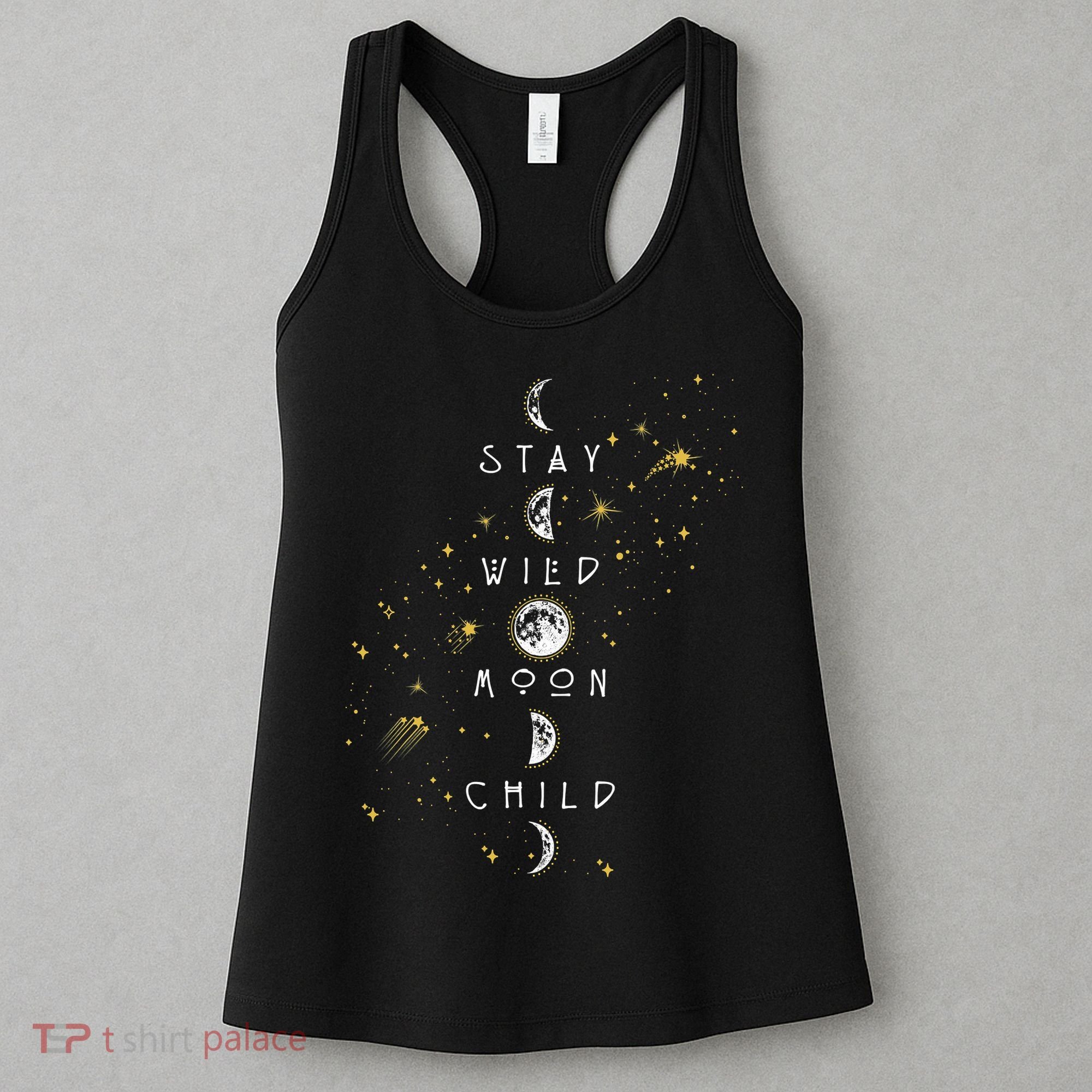 Moon Phase Stay Wild Moon Child Gift Idea Women's Tank Top