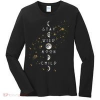 Moon Phase Stay Wild Moon Child Gift Idea Women's Long Sleeve Shirt thumb 0