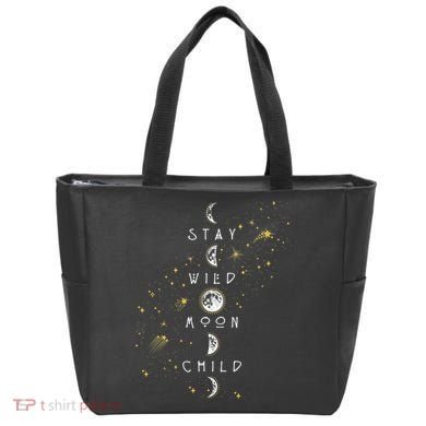 Moon Phase Stay Wild Moon Child Gift Idea Tote Bag