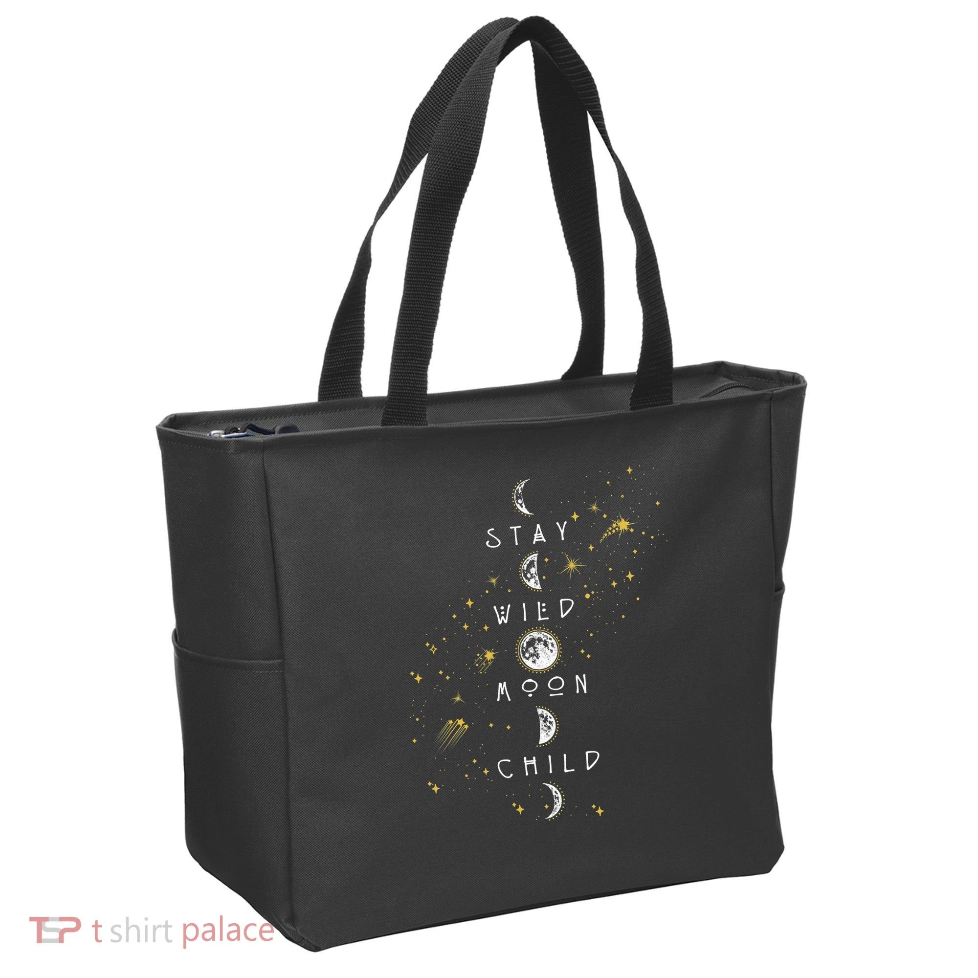 Moon Phase Stay Wild Moon Child Gift Idea Tote Bag