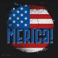 Merica Paint Splatter American USA Flag Doggie Tank thumb 4