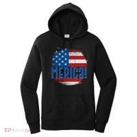 Merica Paint Splatter American USA Flag Women's Hoodie thumb 0