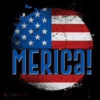 Merica Paint Splatter American USA Flag Tank Top thumb 6