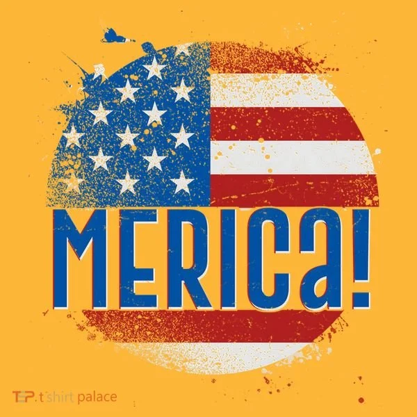 Merica Paint Splatter American USA Flag Baby Bodysuit