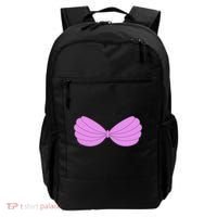 Mermaid Purple Seashell Bra Summer Halloween Love Backpack thumb 0