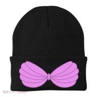 Mermaid Purple Seashell Bra Summer Halloween Love Beanie thumb 0