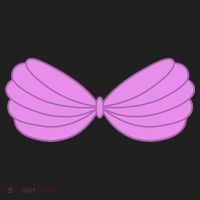Mermaid Purple Seashell Bra Summer Halloween Love Beanie thumb 2