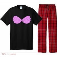 Mermaid Purple Seashell Bra Summer Halloween Love Pajama Set thumb 0