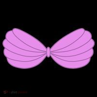 Mermaid Purple Seashell Bra Summer Halloween Love Women's Hoodie thumb 2