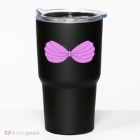 Mermaid Purple Seashell Bra Summer Halloween Love Tumbler thumb 0