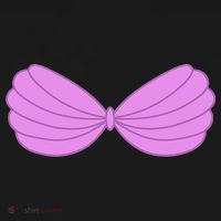 Mermaid Purple Seashell Bra Summer Halloween Love Women's Tank Top thumb 5