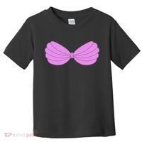 Mermaid Purple Seashell Bra Summer Halloween Love Toddler T-Shirt thumb 0