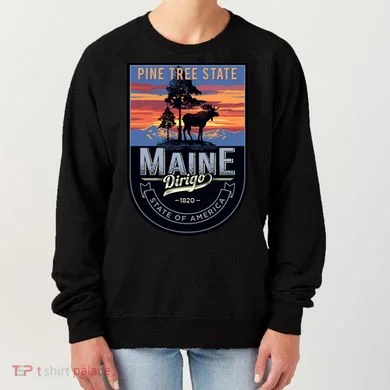 Main Pine Tree State Women's Sweatshirt