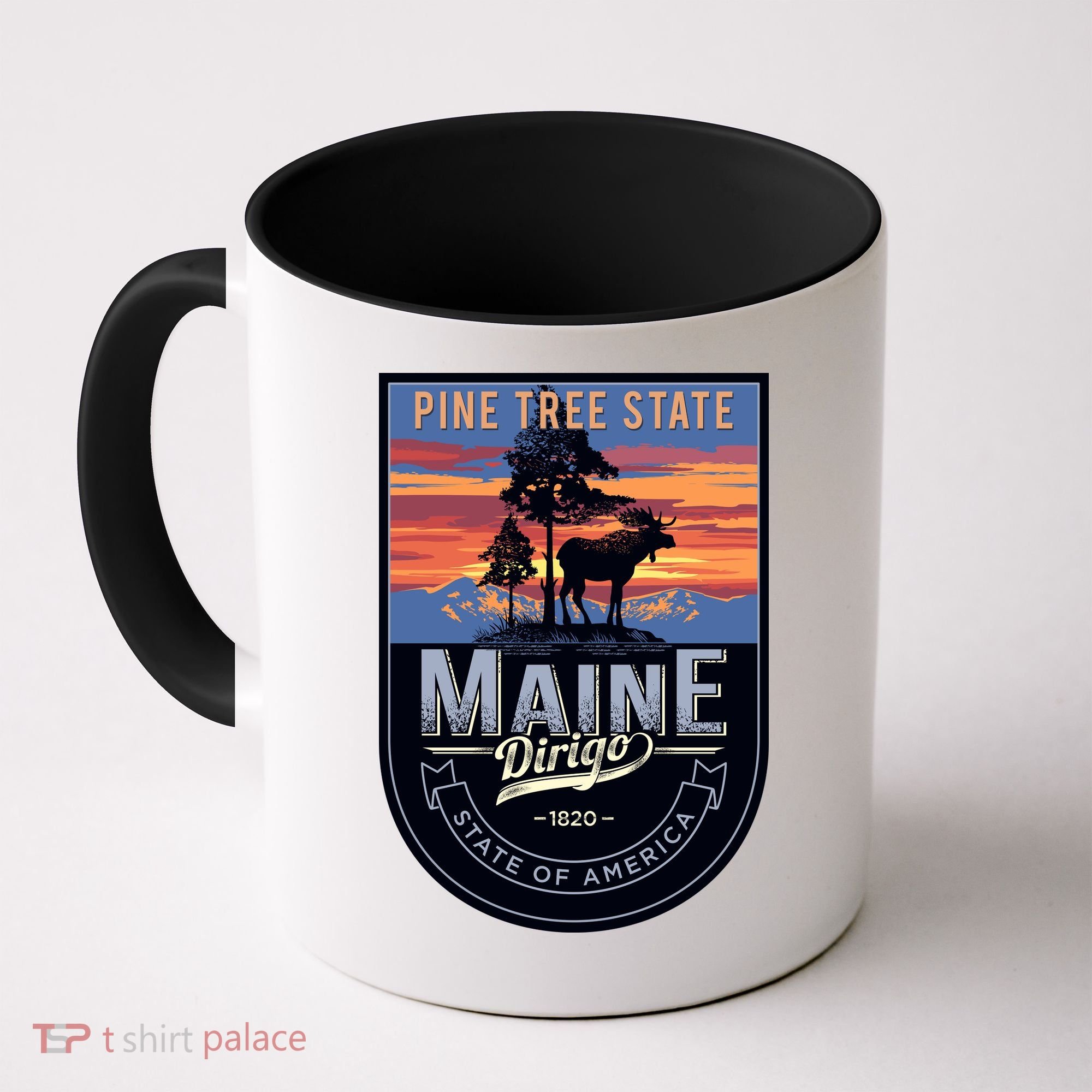 Main Pine Tree State Coffee Mug