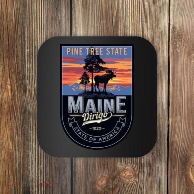 Main Pine Tree State Coaster