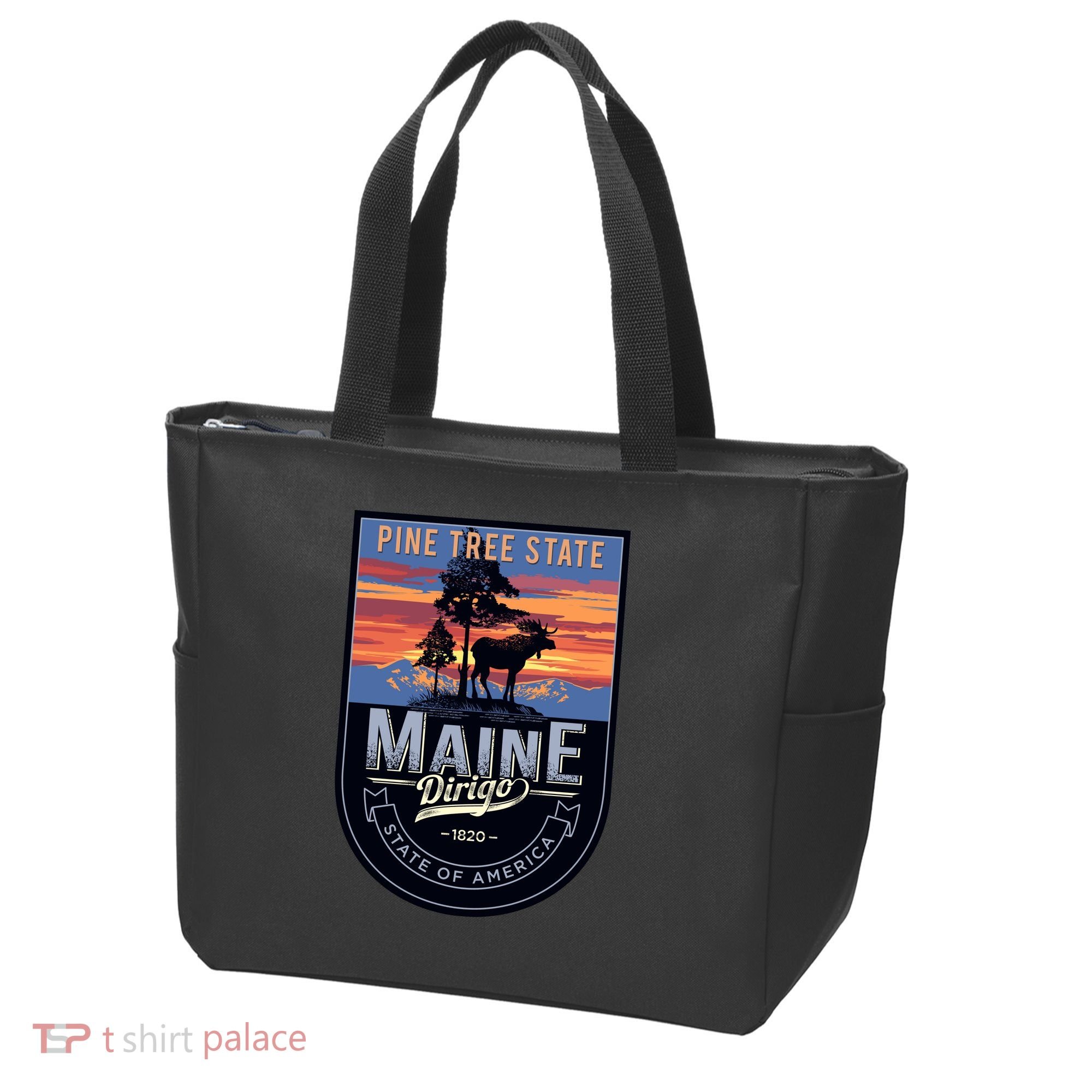 Main Pine Tree State Tote Bag