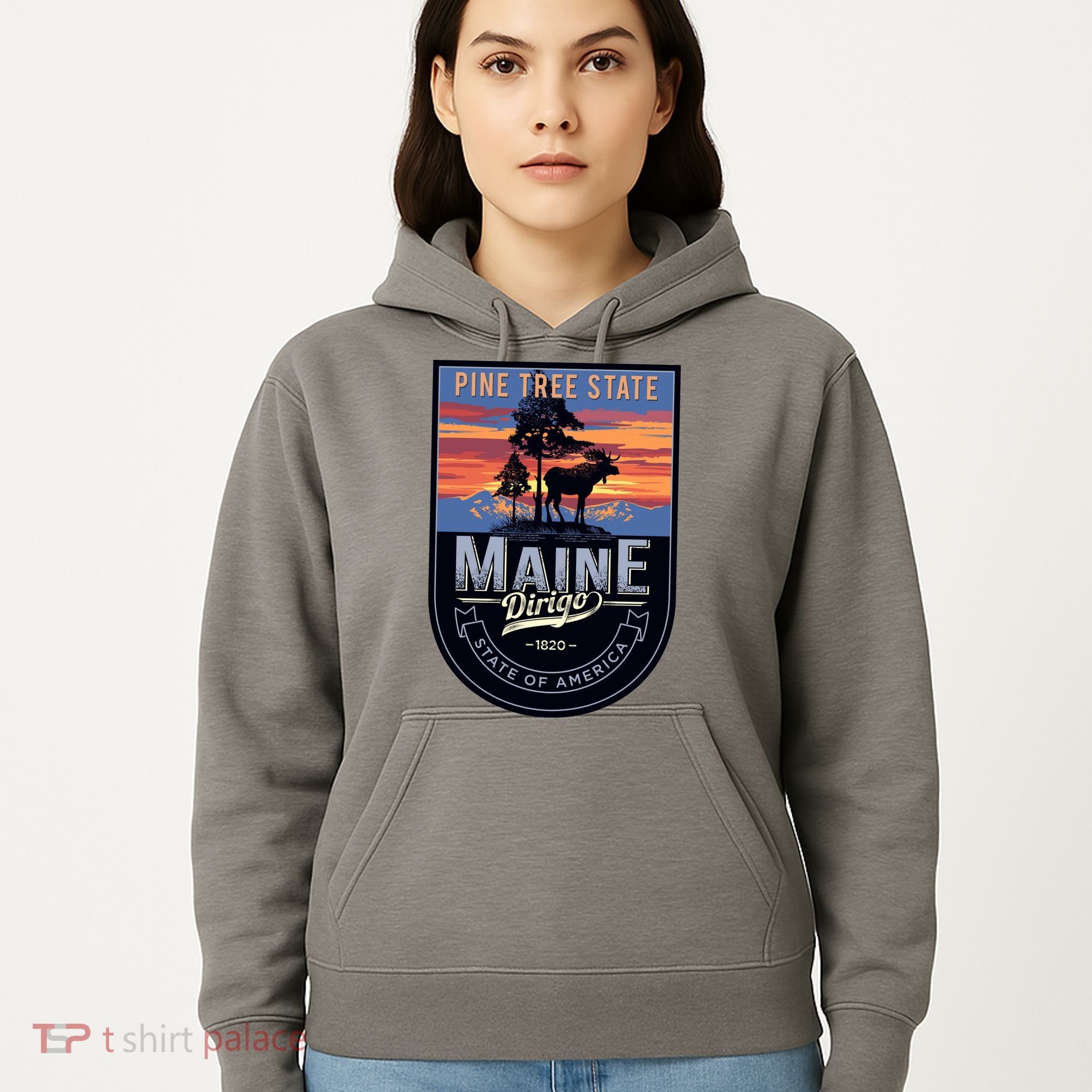 Main Pine Tree State Hoodie
