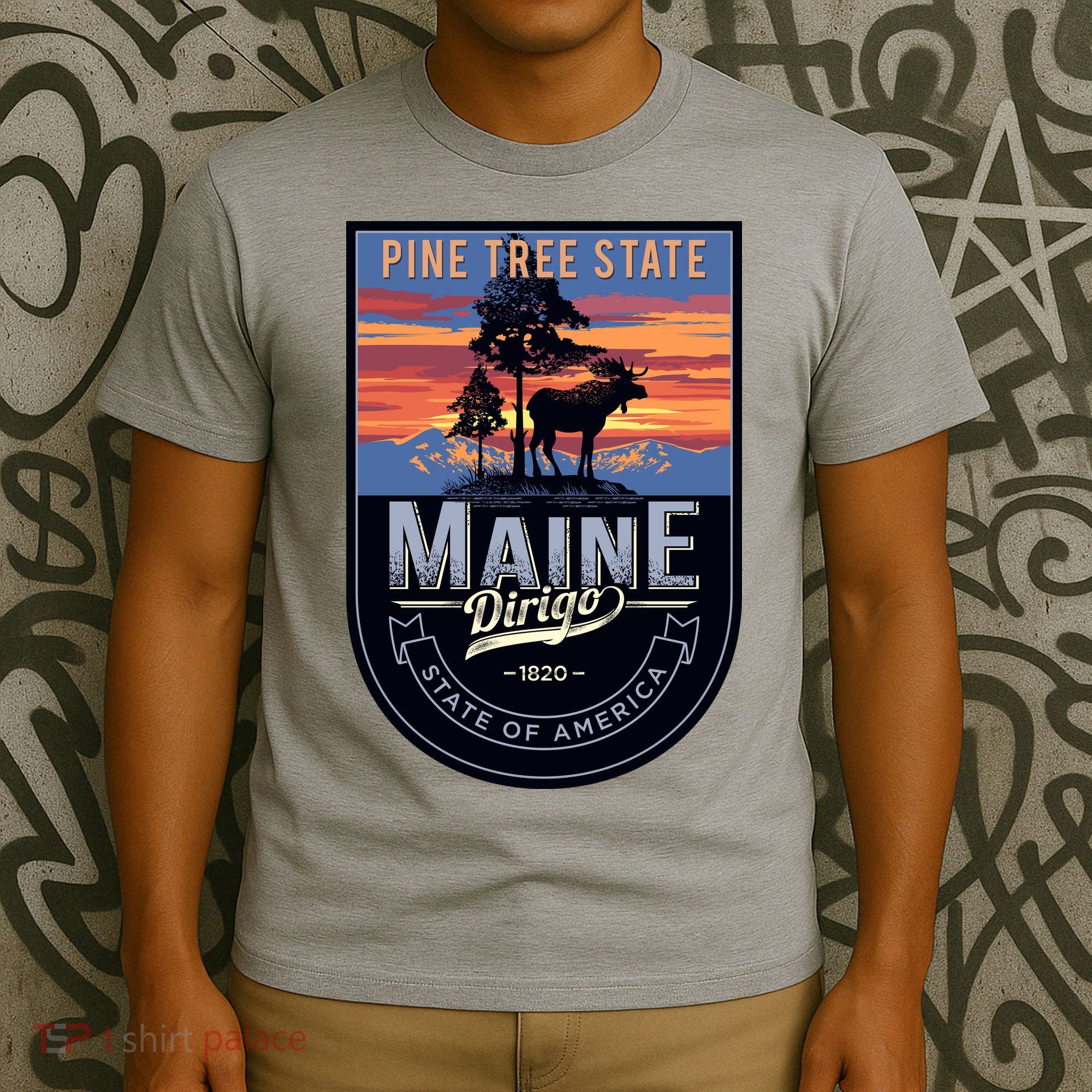 Main Pine Tree State T-Shirt